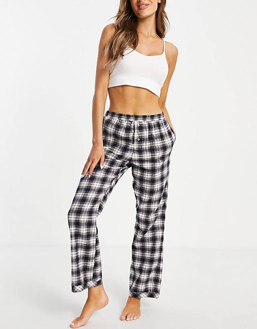 Cotton:On co-ord pyjama bottoms in navy check
