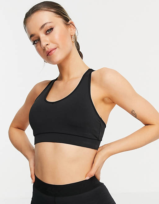 Cotton:On co-ord v-neck sports bra in black