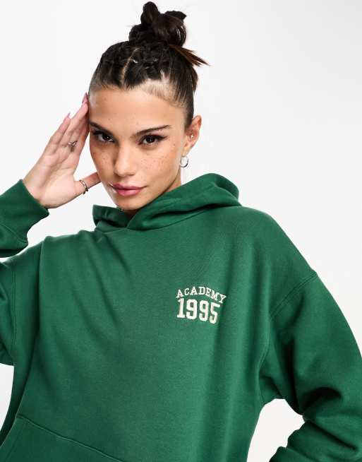 Cotton:On collegiate hoodie in forest green | ASOS