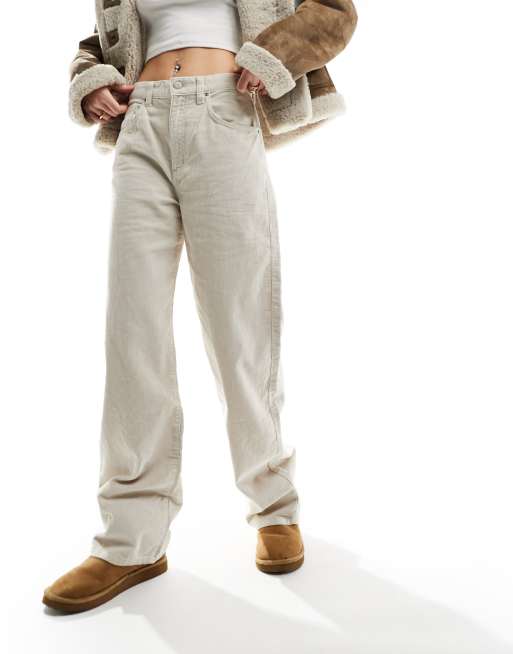 Cotton:On Cord Straight Jean in white