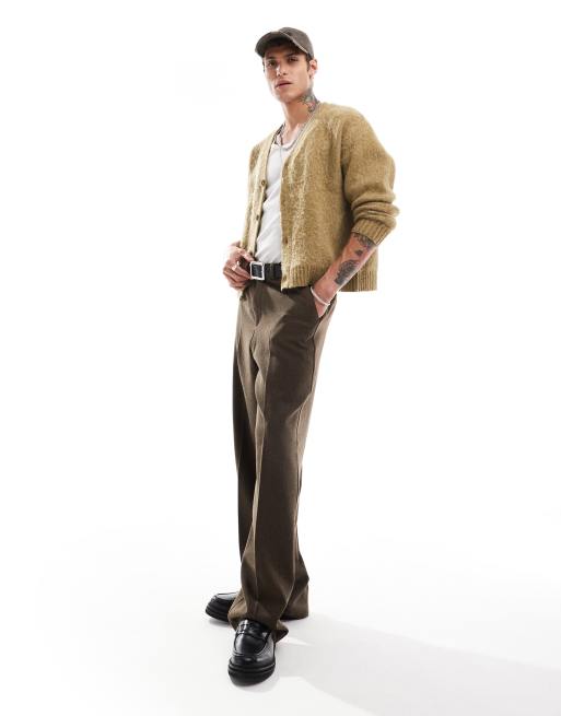 Cotton On Cropped cardigan in beige ASOS