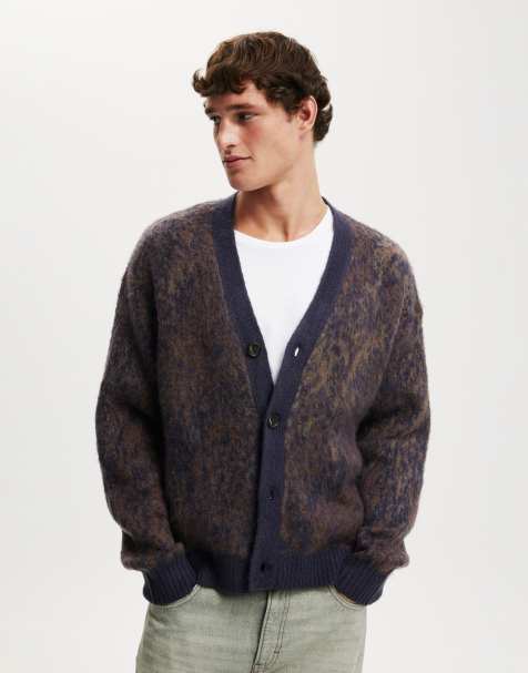 Cotton:On Cropped cardigan in blue - view 1