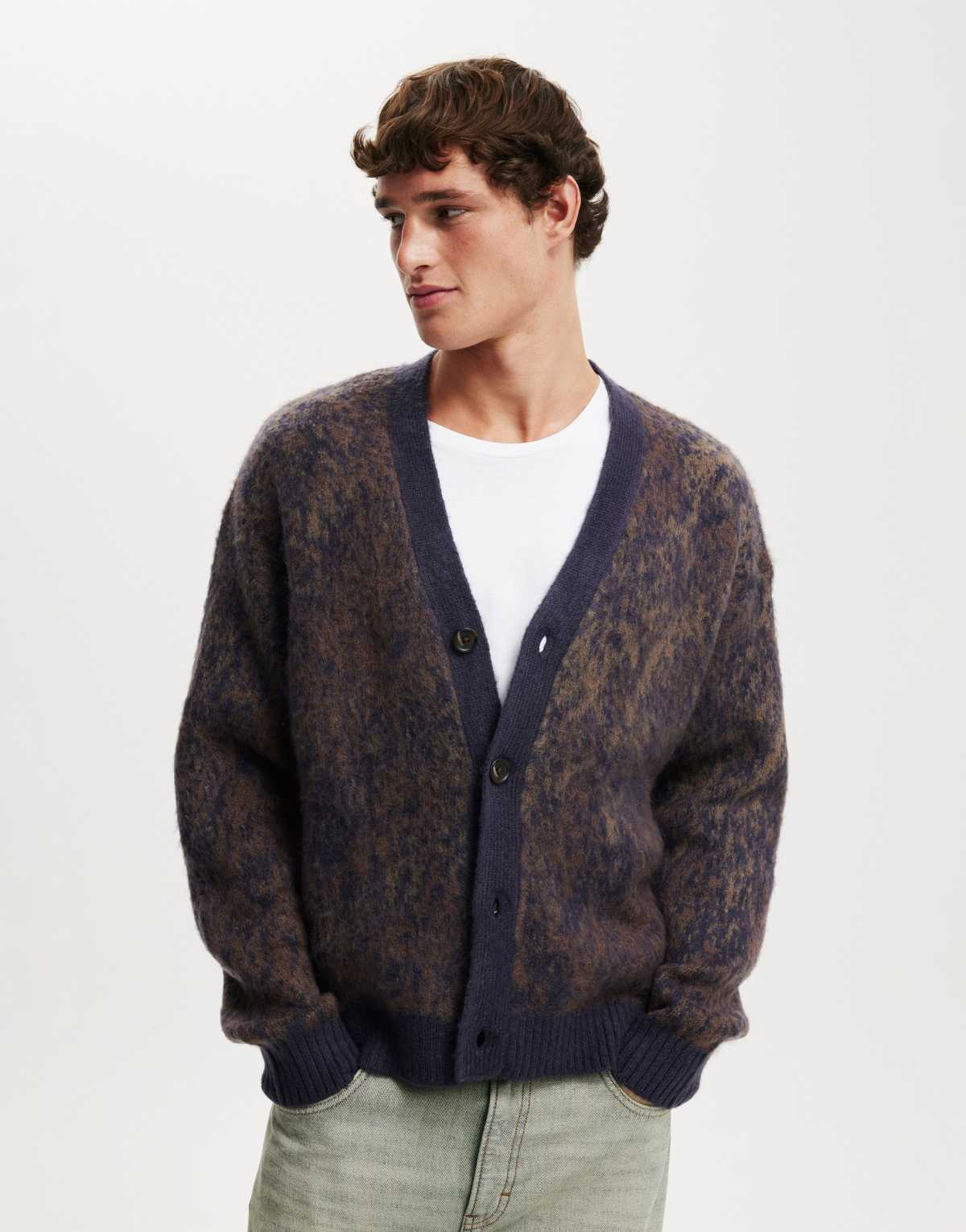 Cotton:On Cropped cardigan in blue