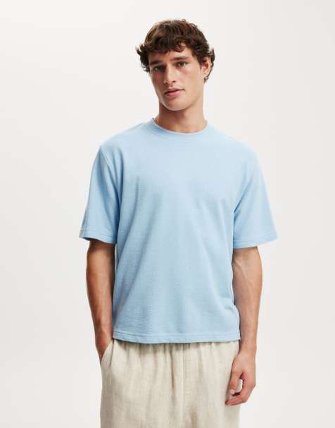 Cotton:On Cropped fit t-shirt in blue - view 1