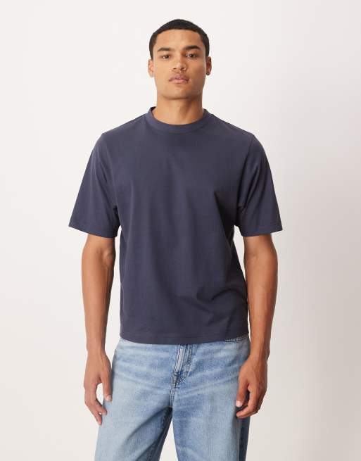 Cotton:On Cropped fit t-shirt in navy