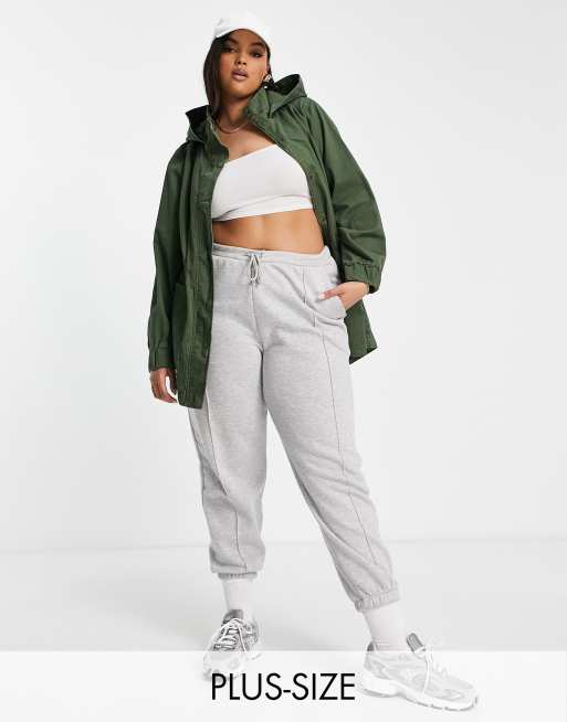 Cotton:On Curve anorak jacket in green | ASOS