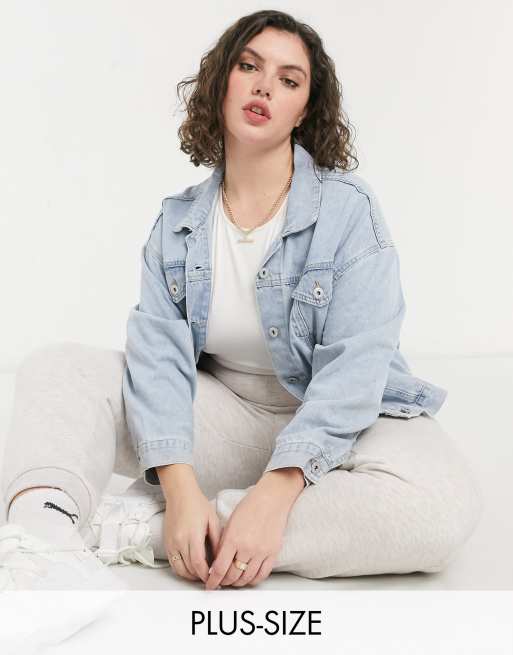 Asos plus size outlet denim jacket