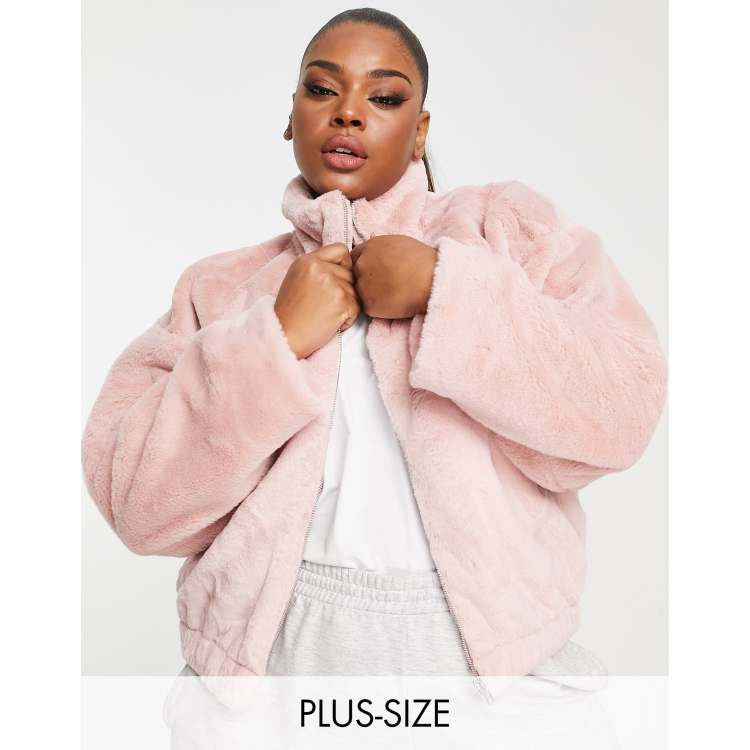 Fluffy jacket cotton clearance on