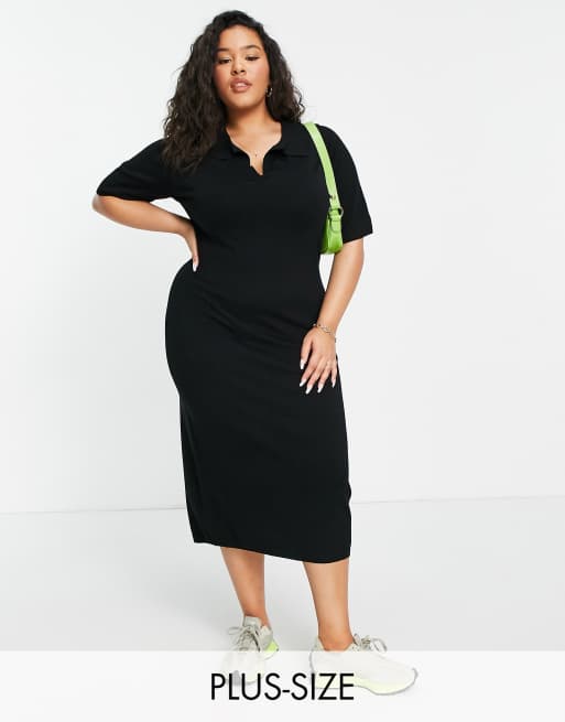 Plus size outlet polo dress