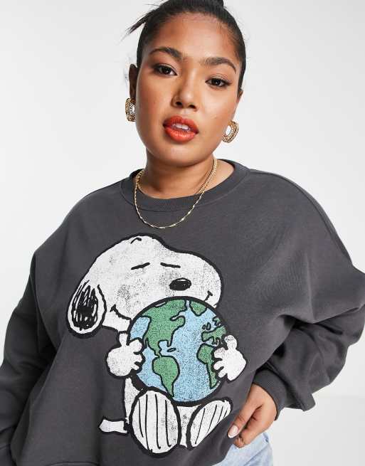 Sudadera discount snoopy stradivarius