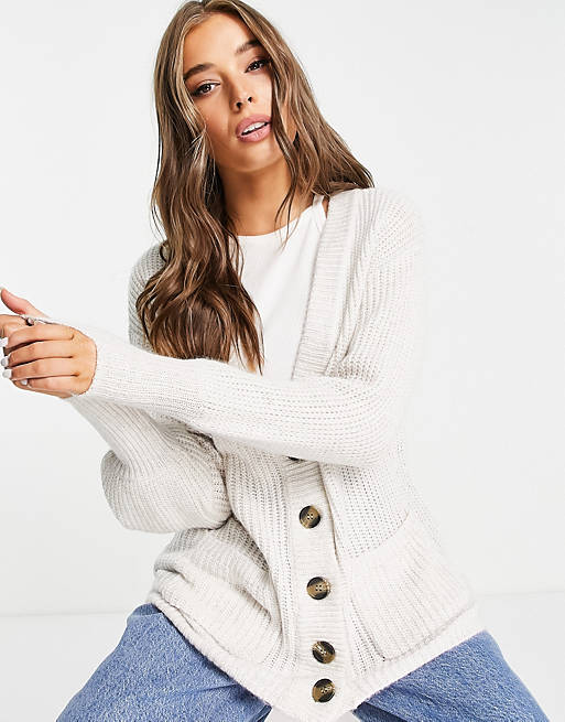  Cotton:On dad cardigan in white 