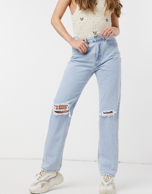 Cotton:On dad jeans in light wash