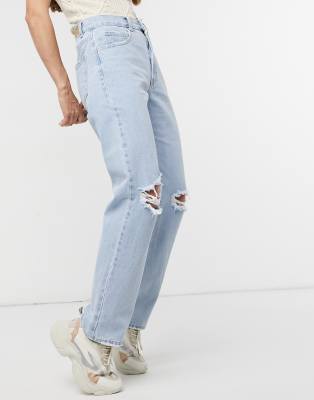 dad jeans light wash