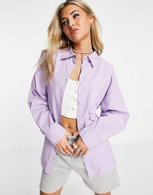 Cotton:On dad shirt in lilac