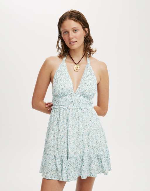 Cotton:On Danielle halter sundress in multi