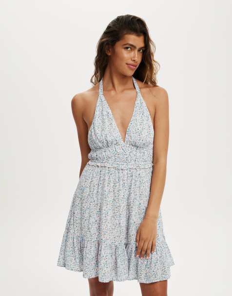 Cotton:On Danielle halter sundress in multi - view 1