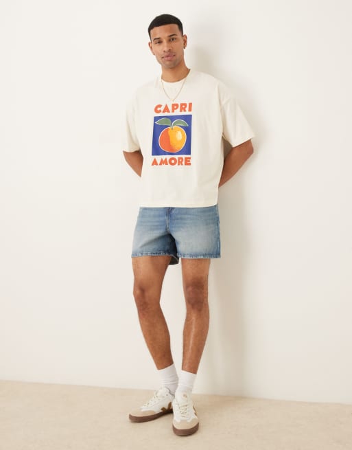 Cotton:On Denim short short in delusion blue