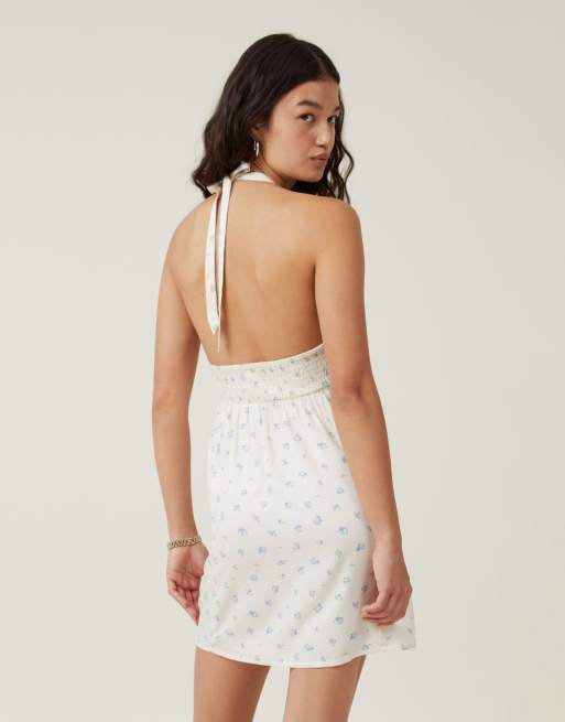Cotton:On Dylan mini dress in leora ditsy pacific blue | ASOS