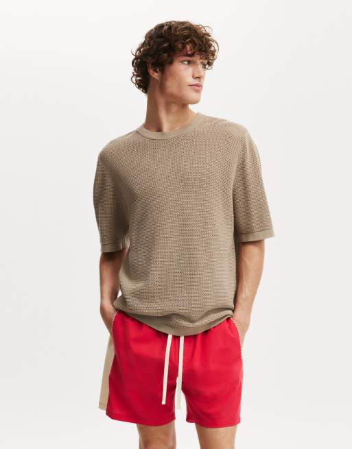 Cotton:On Easy short in red panel
