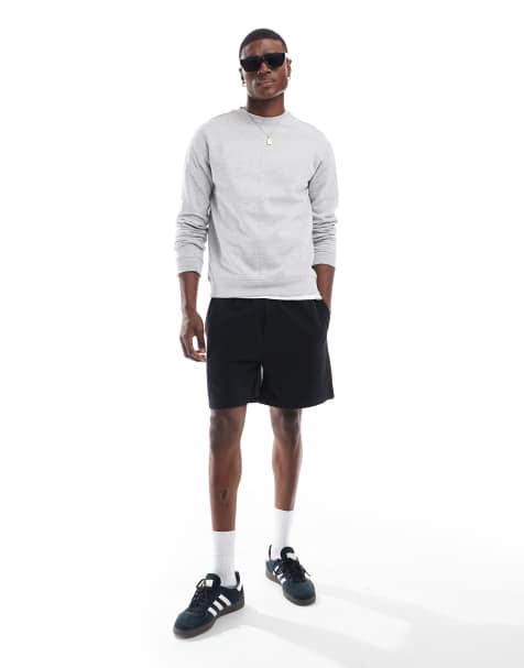 Cotton:On Everyday fleece short in black - view 1