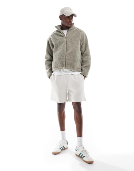 Cotton:On Everyday fleece short in off-white