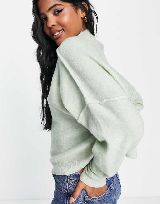 Cotton On fine knit jumper in light blue ASOS