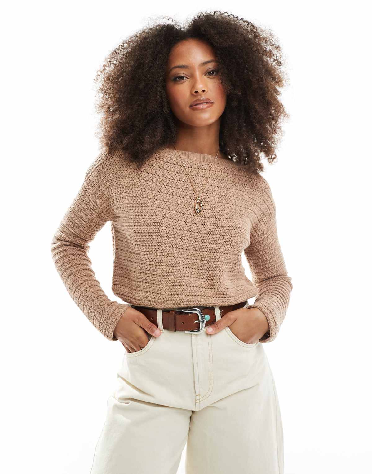 Cotton:On Frontier pullover sweater in beige
