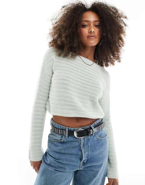 Cotton:On Frontier pullover sweater in green - view 1