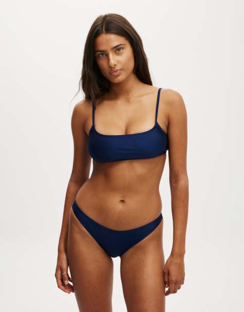 Cotton:On Full bikini bottom in blue - view 1