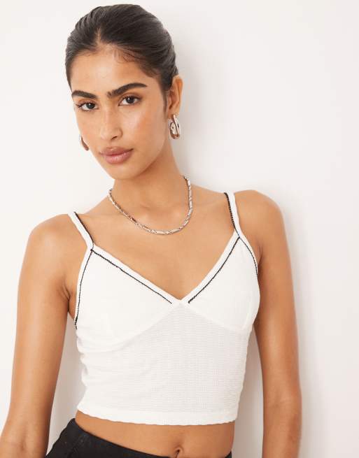 Cotton:On Hailey v neck cami in creme fraiche