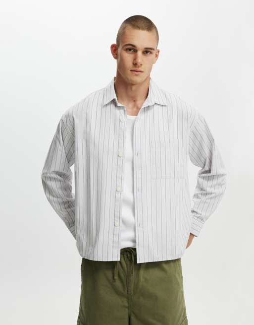 Cotton:On Hampton long sleeve shirt in white