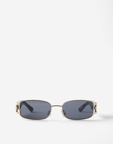 Cotton:On Harriet metal sunglasses in gold - view 1