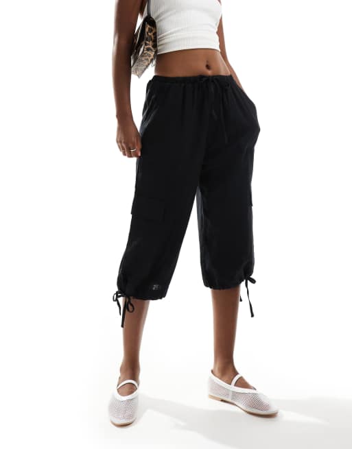 Cotton:On Haven capri pant in black