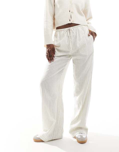 Cotton:On Haven wide leg pant in dahna pinstripe - view 1