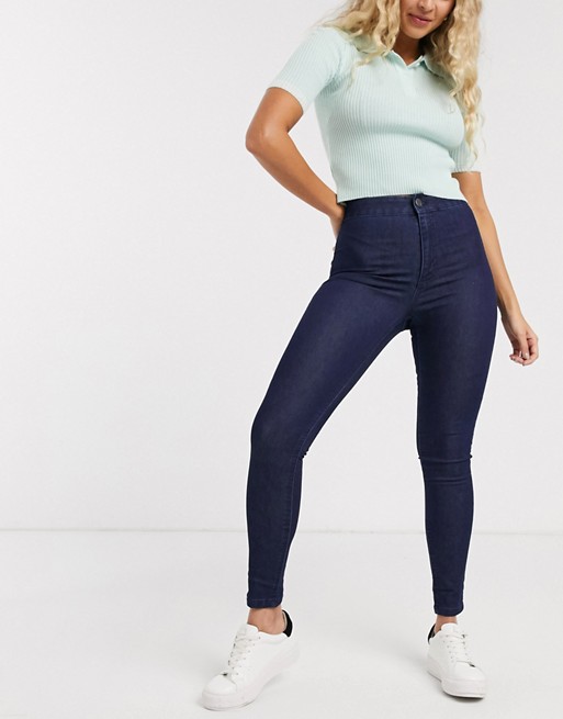 Cotton:on High rise jegging in dark rinse