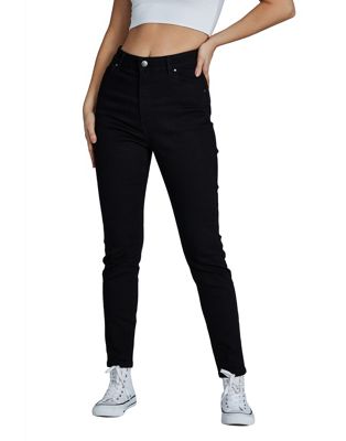 Cotton:On high rise skinny jean in black