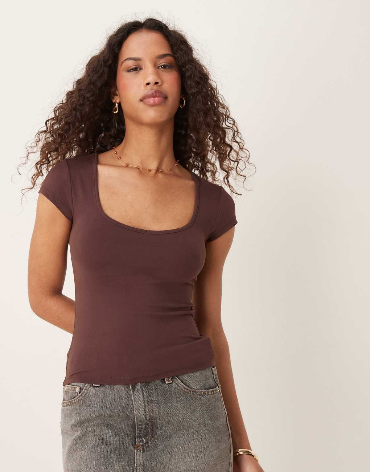 Cotton:On Hold me short sleeve in burgundy