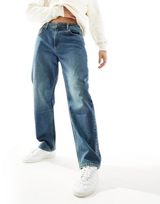 Cotton:On 90s baggy jeans in green tint wash - ASOS Price Checker