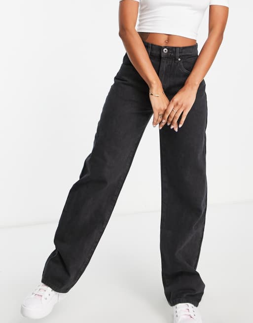 Cotton:On - Jean droit ample - Noir , 3 de 4