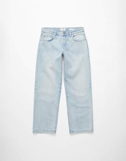 Cotton On - Jean droit taille basse - Bleu , 4 de 5