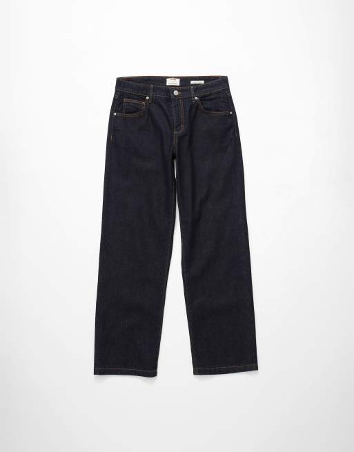 Cotton On - Jean droit taille basse - Bleu, 4 de 5