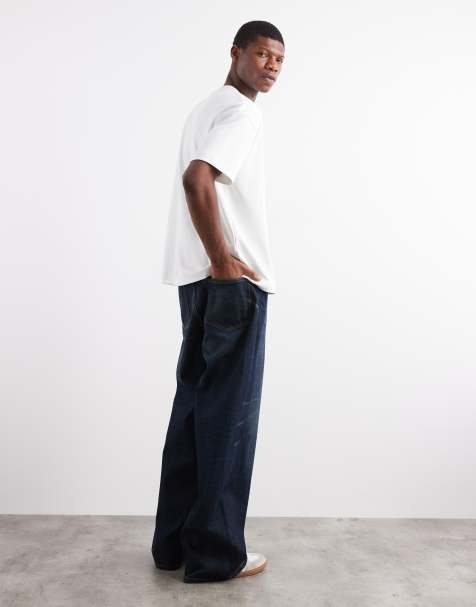 Cotton On - Jean ultra baggy - Bleu effet usé - view 1