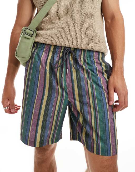 Cotton:On Kahuna short in multi stripe