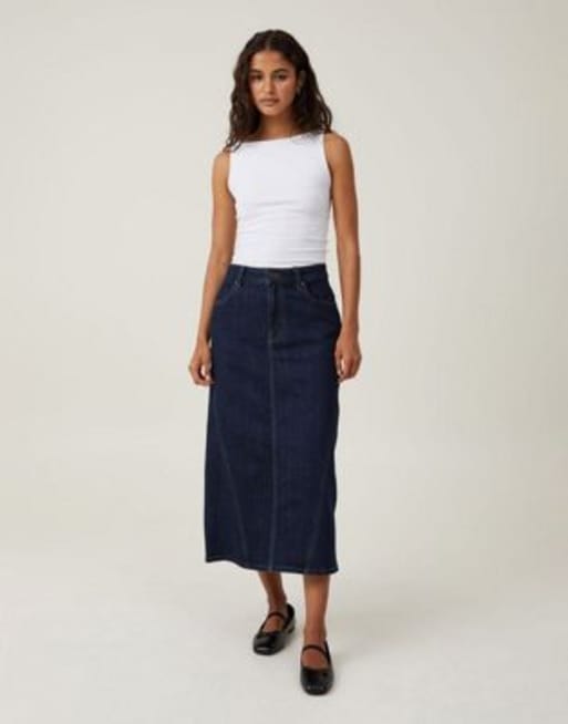 Midi skirt 2025 cotton on