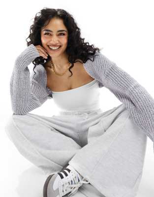 Shop Cotton:On knit shrug marl Online – Trendy & Affordable Fashion