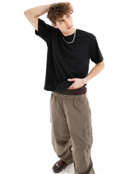 Cotton:On – Locker geschnittenes T-Shirt in Schwarz - view 1