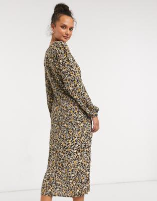 long sleeve mid dress