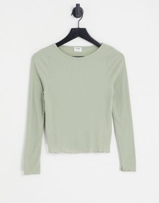 Cotton:On long sleeve tee in sage
