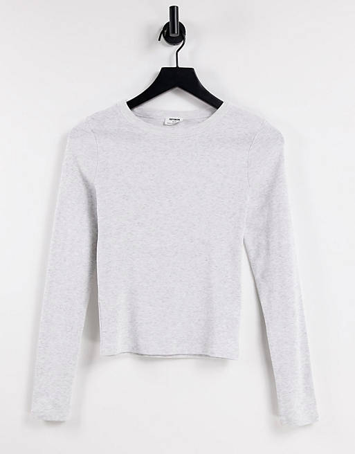 Cotton:On long sleeved top in grey