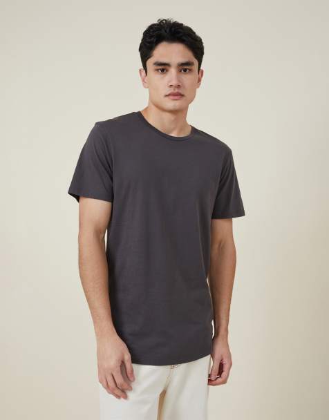 Cotton:On Longline t-shirt in black - view 1